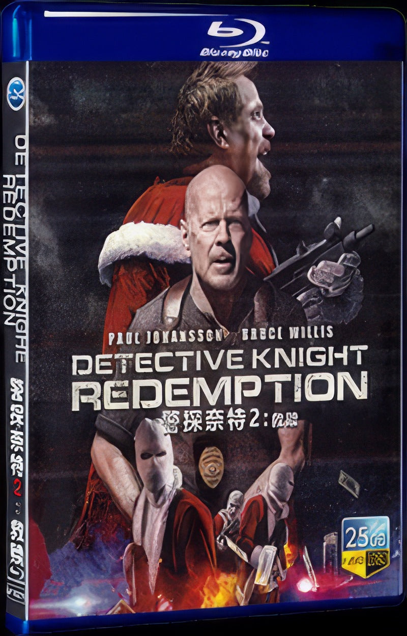 2022 Detective Knight: Redemption Movie 1-Disc Box Set for Gift Collection Blu-ray