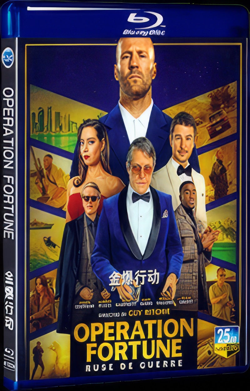 2023 Operation Fortune: Rue de guerre Movie 1-Disc Box Set for Gift Collection Blu-ray