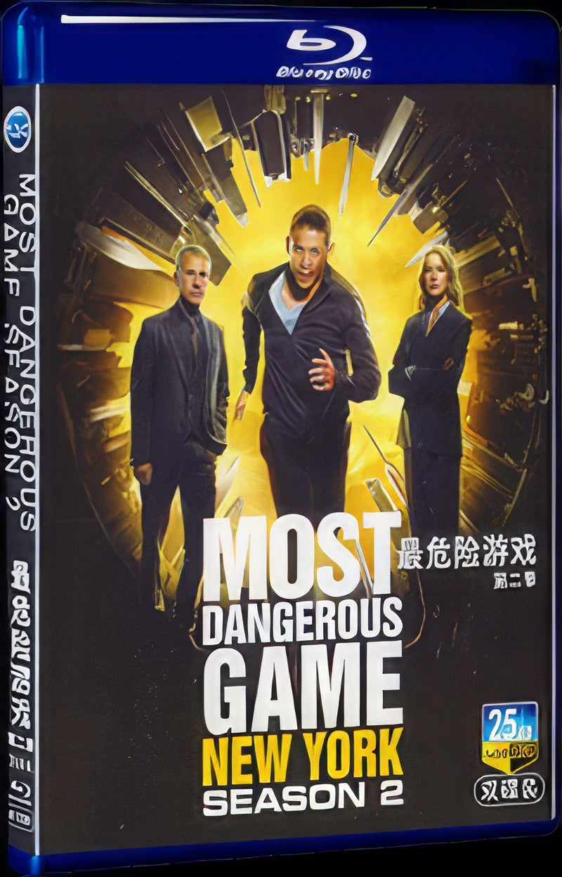 2023 Most Dangerous Game Season 2 Movie 2-Disc Box Set for Gift Collection Blu-ray