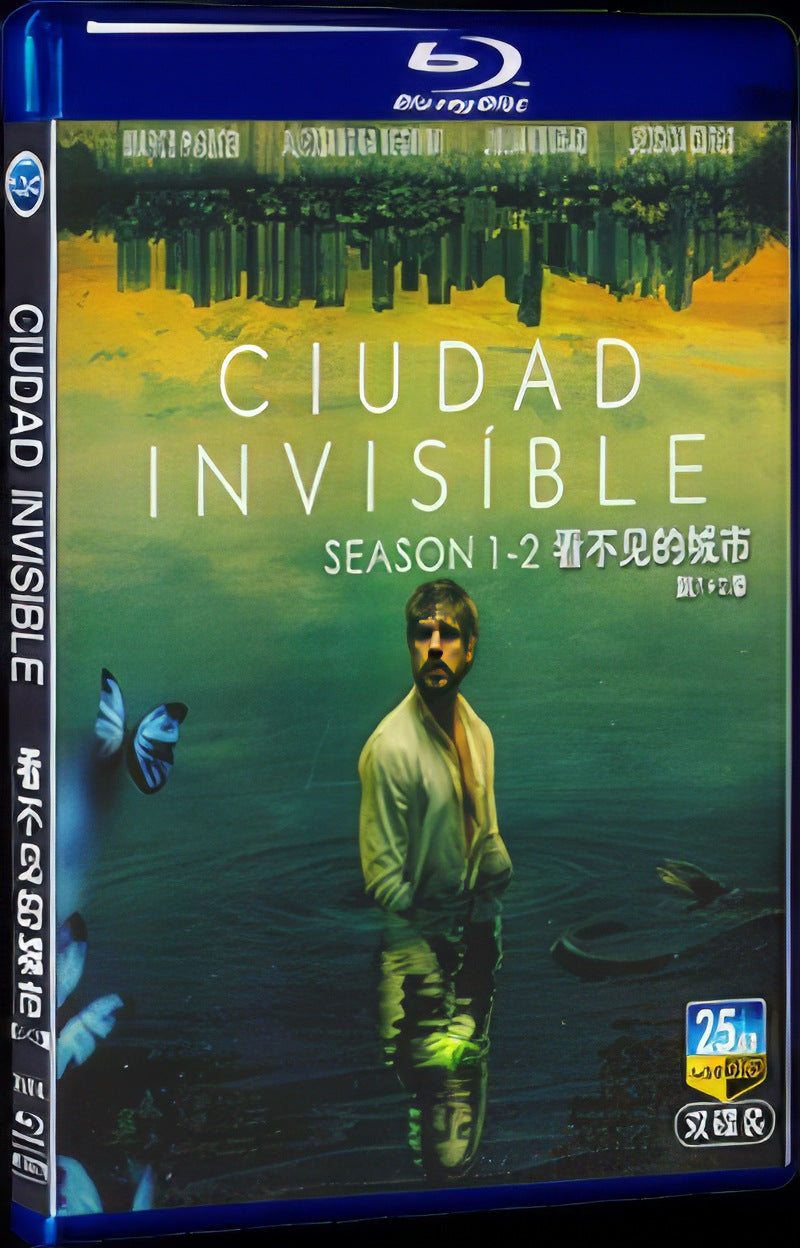 2023 Cidade Invisível 1+2 Movie 2-Disc Box Set for Gift Collection Blu-ray