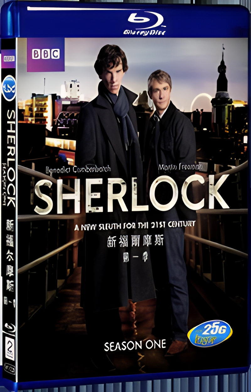 2012 Sherlock Season 1 1080P for Gift 1-Disc All RegionPlay Seal Box Blu-ray