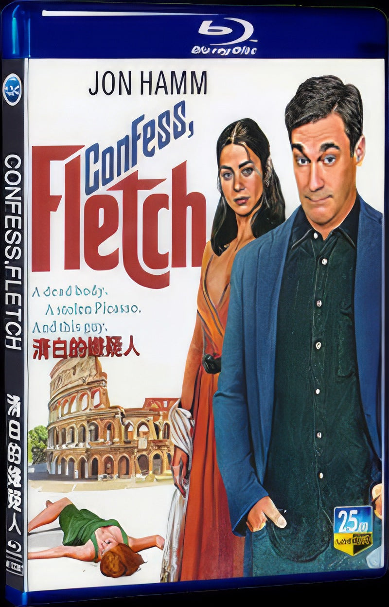 Confess Fletch‎ (2022) Movie 1-Disc Box Set for Gift Collection Blu-ray