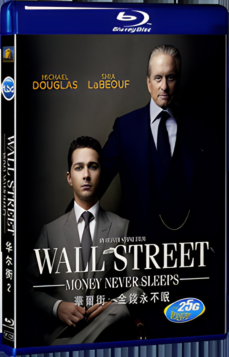 2010 Wall Street: Money Never Sleeps/Wall Street 2 1080P for Gift 1-Disc All RegionPlay Seal Box Blu-ray