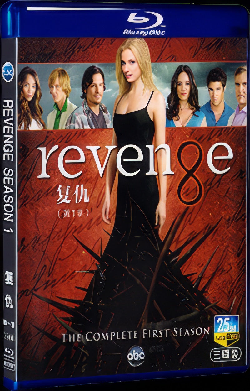 2011 Revenge Season 1 Movie 3-Disc Box Set for Gift Collection Blu-ray