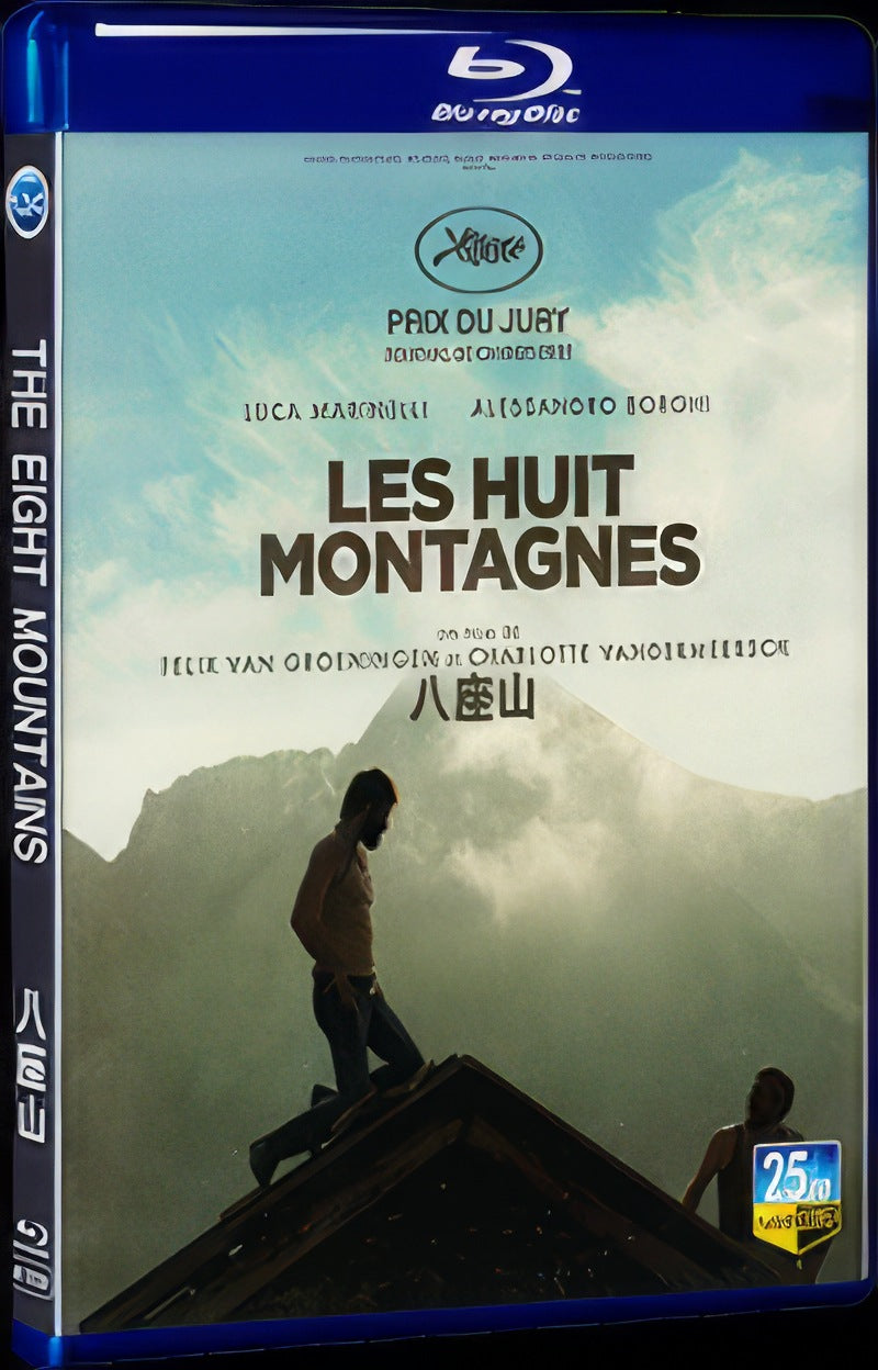 2022 The Eight Mountains Movie 1-Disc Box Set for Gift Collection Blu-ray