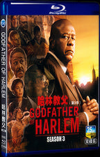2023 Godfather of Harlem Season 3 Movie 2-Disc Box Set for Gift Collection Blu-ray