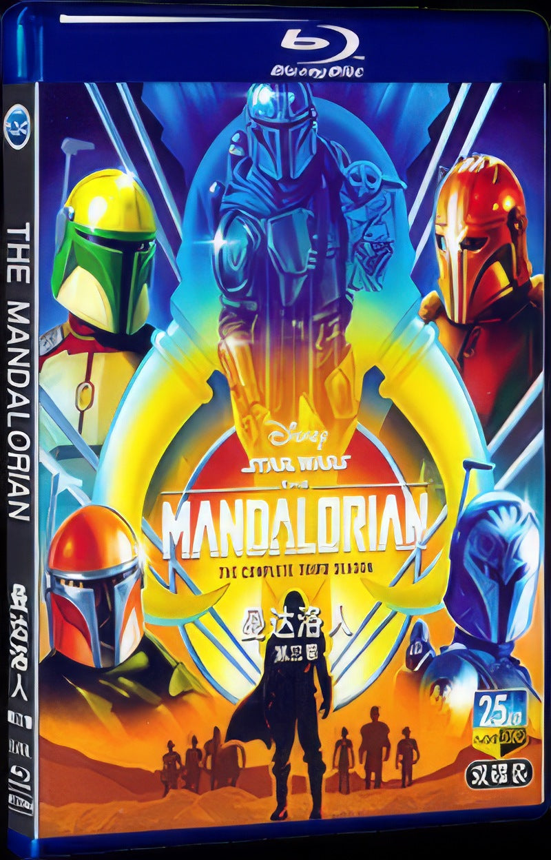 2023 The Mandalorian Season 3 Movie 2-Disc Box Set for Gift Collection Blu-ray