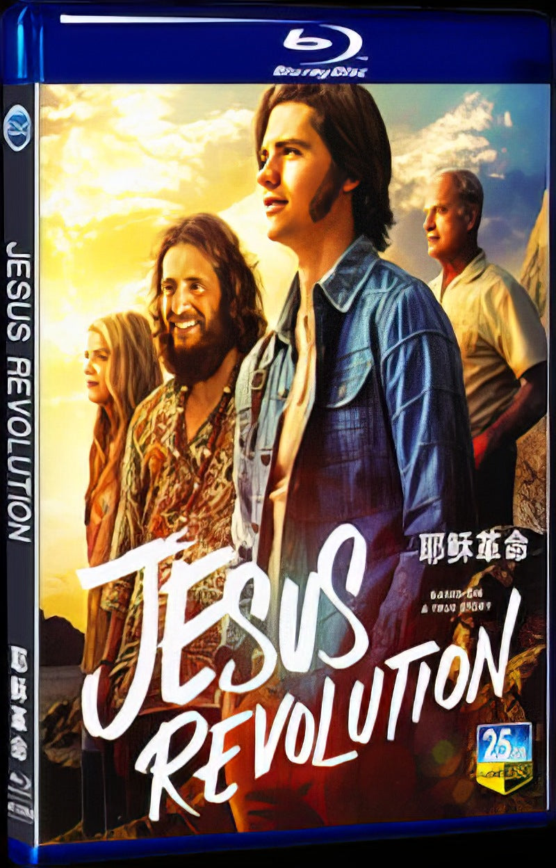 2023 Jesus Revolution Movie 1-Disc Box Set for Gift Collection Blu-ray