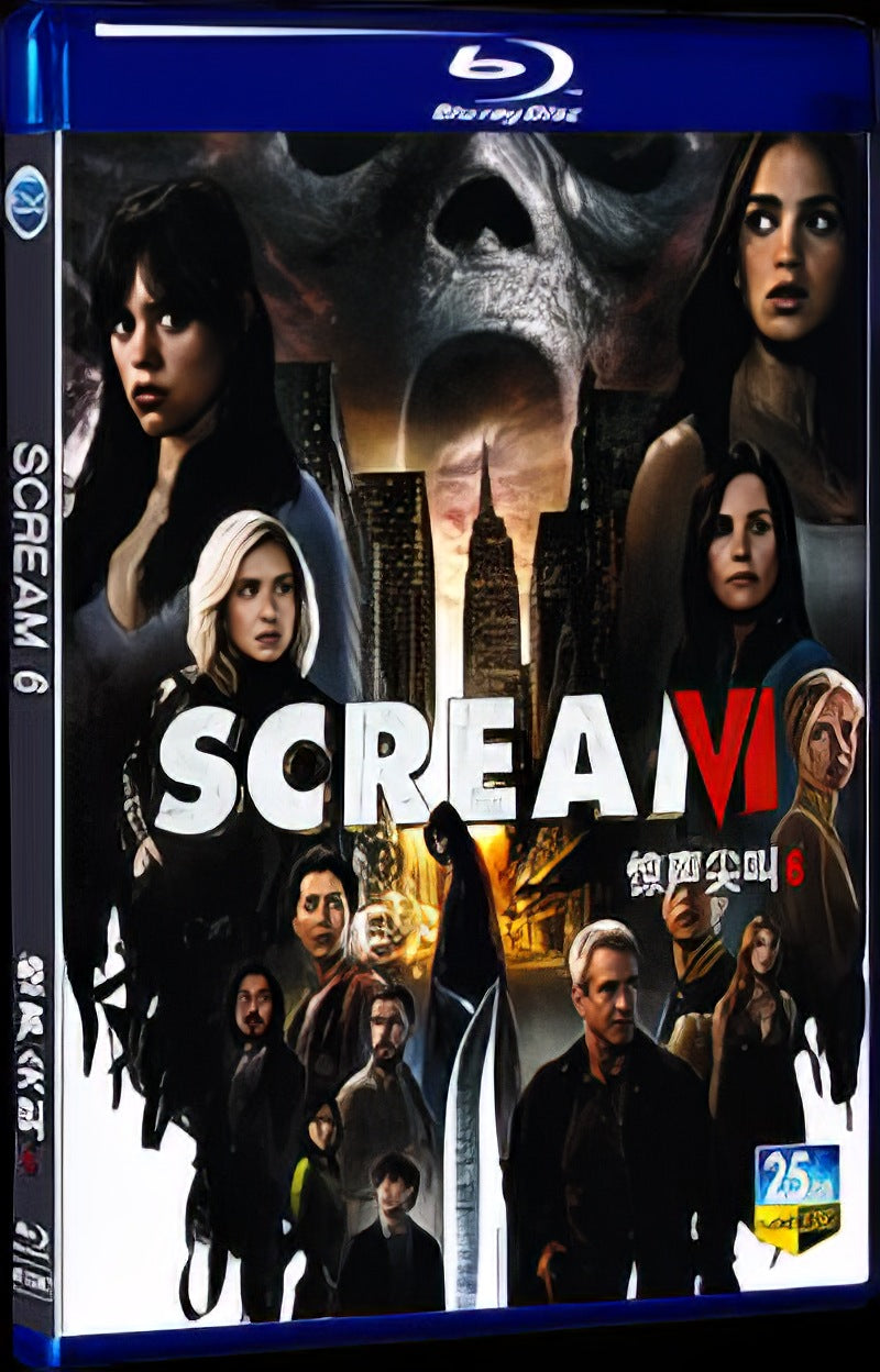 2023 Scream VI Movie 1-Disc Box Set for Gift Collection Blu-ray