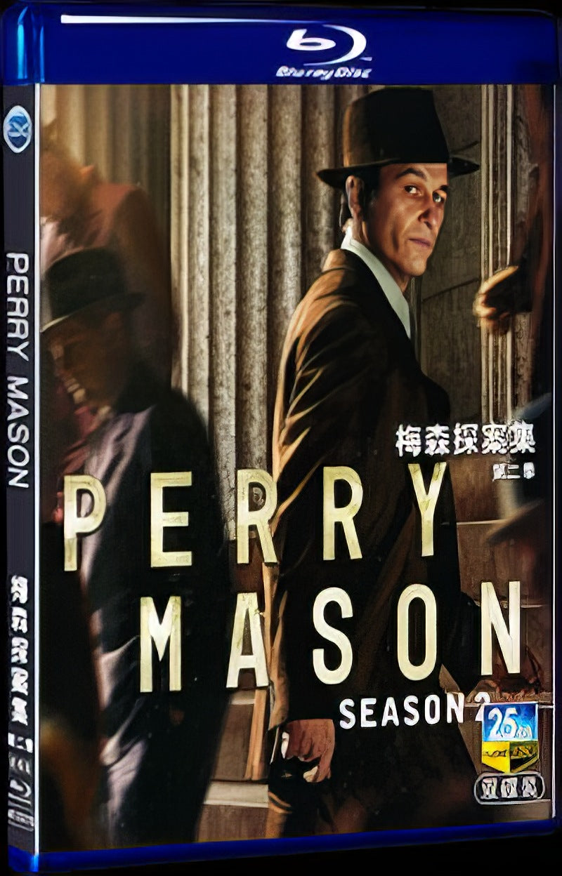2023 Perry Mason Season 2 Movie 2-Disc Box Set for Gift Collection Blu-ray