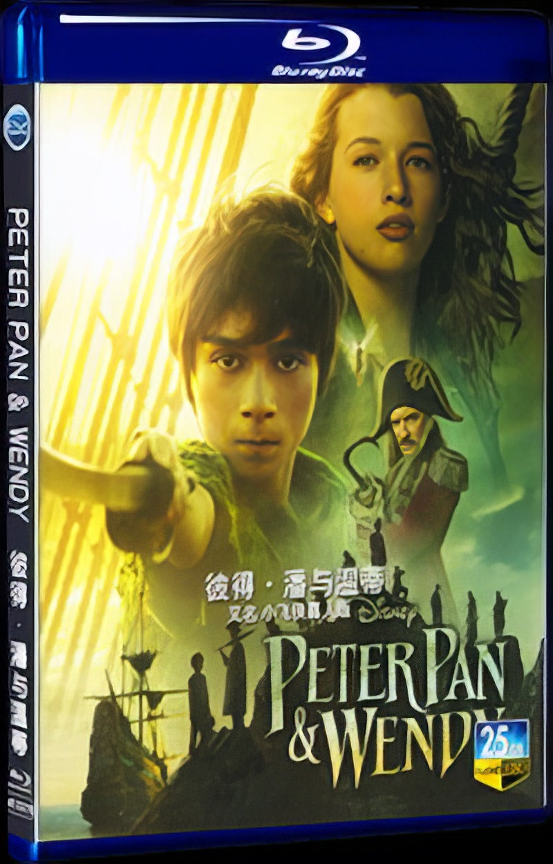 2023 Peter Pan & Wendy Movie 1-Disc Box Set for Gift Collection Blu-ray