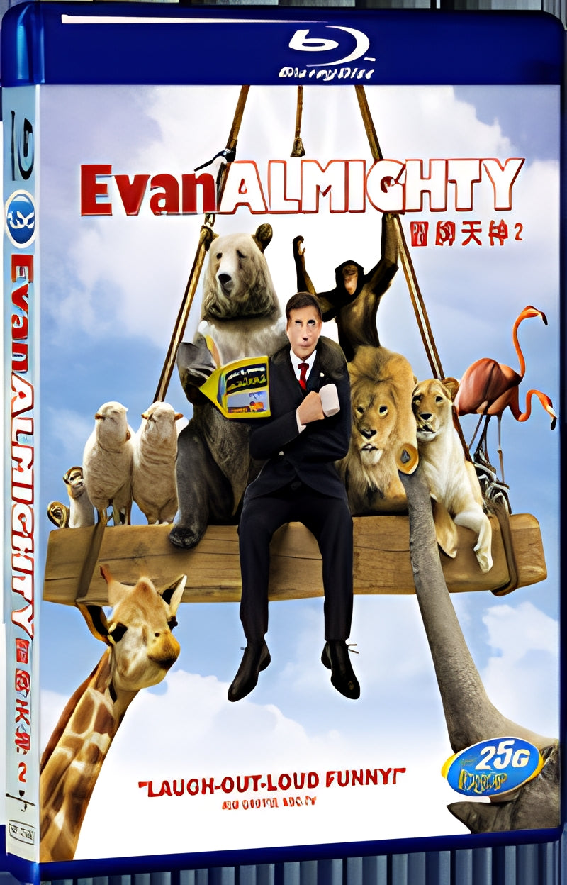 2007 EvanAlmighty 1080P for Gift 1-Disc All RegionPlay Seal Box Blu-ray