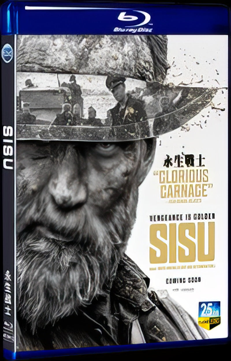 2022 Sisu Movie 1-Disc Box Set for Gift Collection Blu-ray