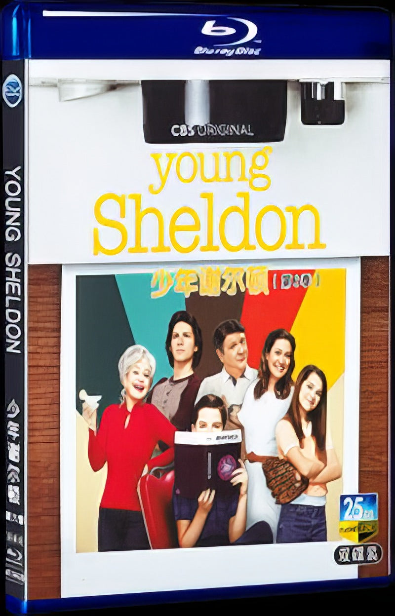 2022 Young Sheldon Season 6 Movie 2-Disc Box Set for Gift Collection Blu-ray