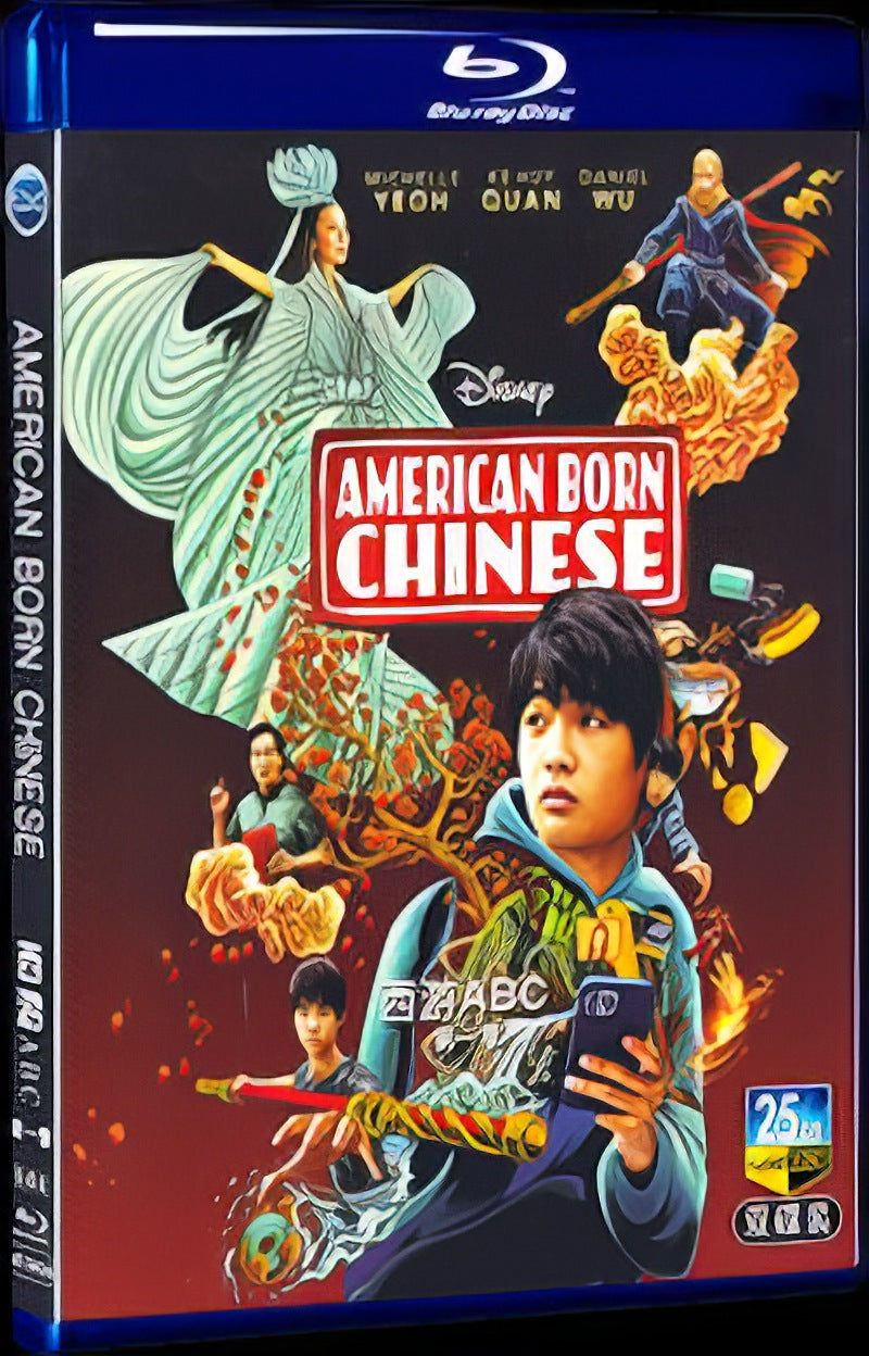 2023 American Born Chinese Season 1 Movie 2-Disc Box Set for Gift Collection Blu-ray