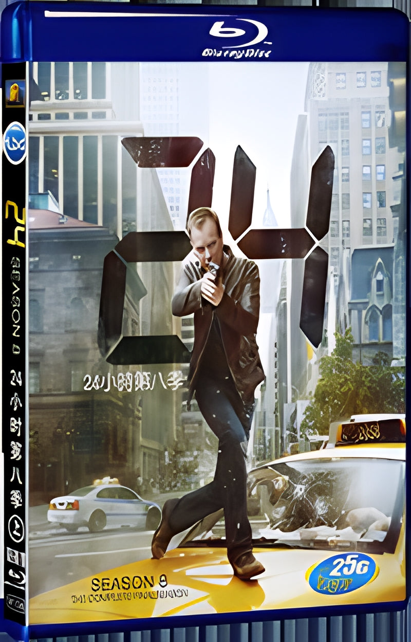 2010 24 Hours/24 Hours Season 8 1080P for Gift 4-Disc All RegionPlay Seal Box Blu-ray