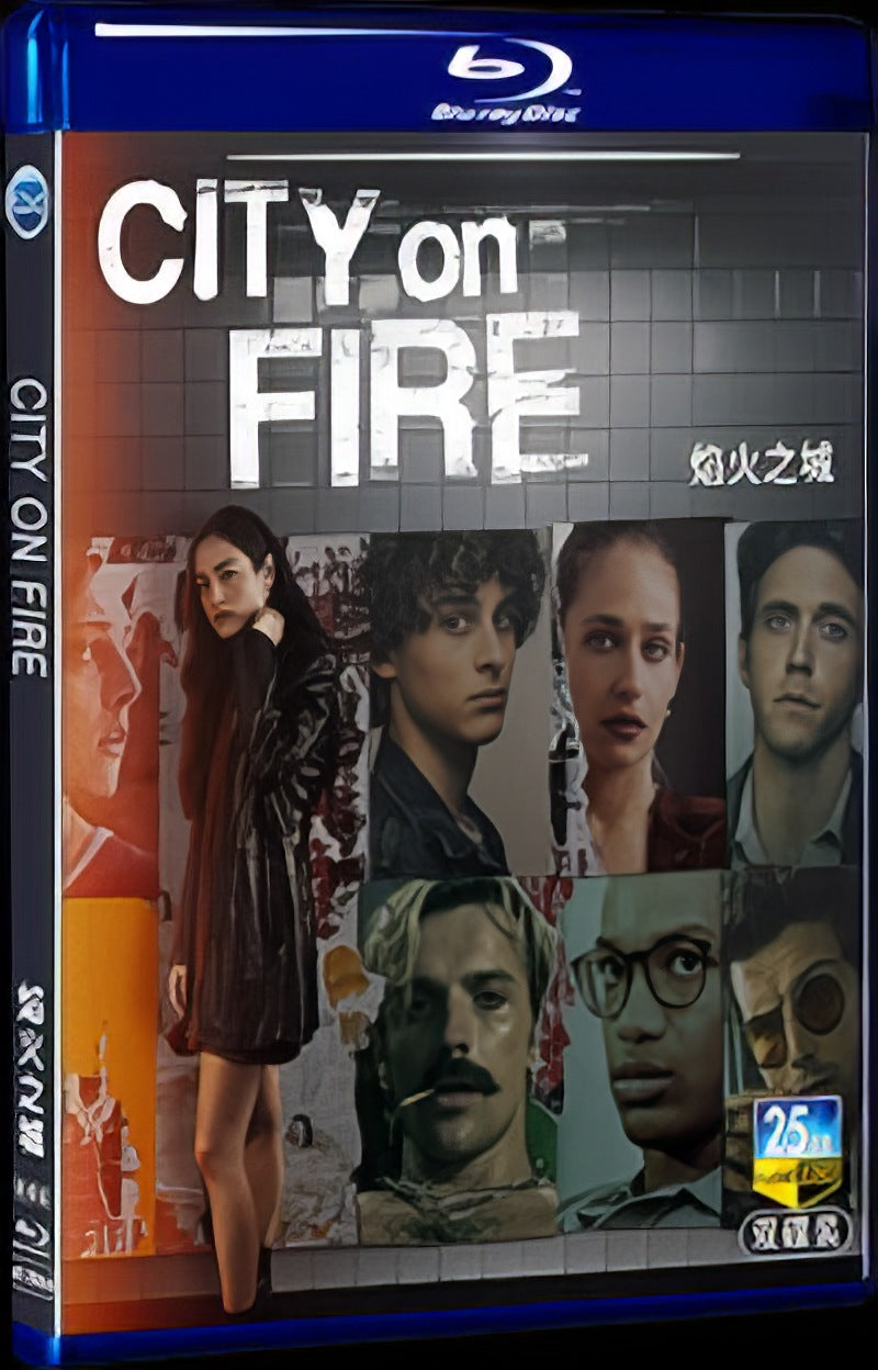 2023 City on Fire Movie 2-Disc Box Set for Gift Collection Blu-ray