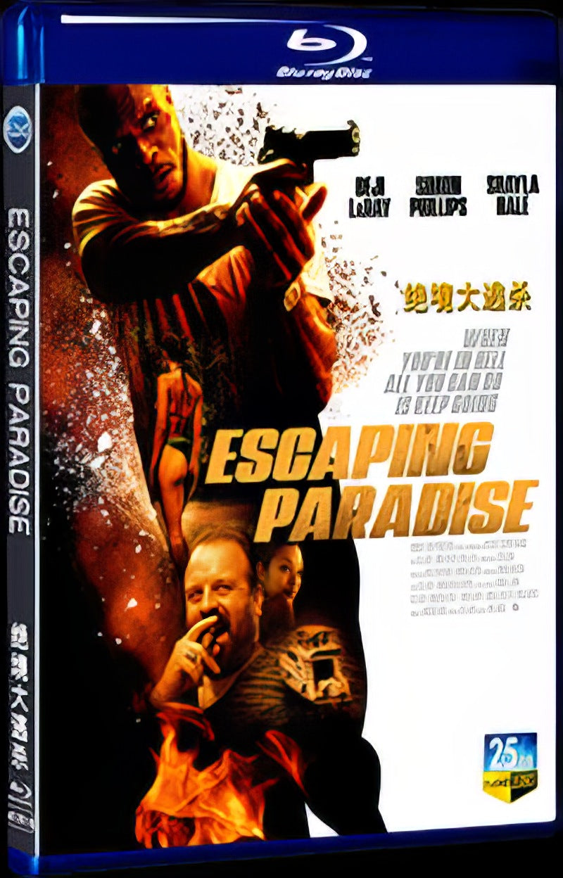 2022 Escaping Paradise Movie 1-Disc Box Set for Gift Collection Blu-ray
