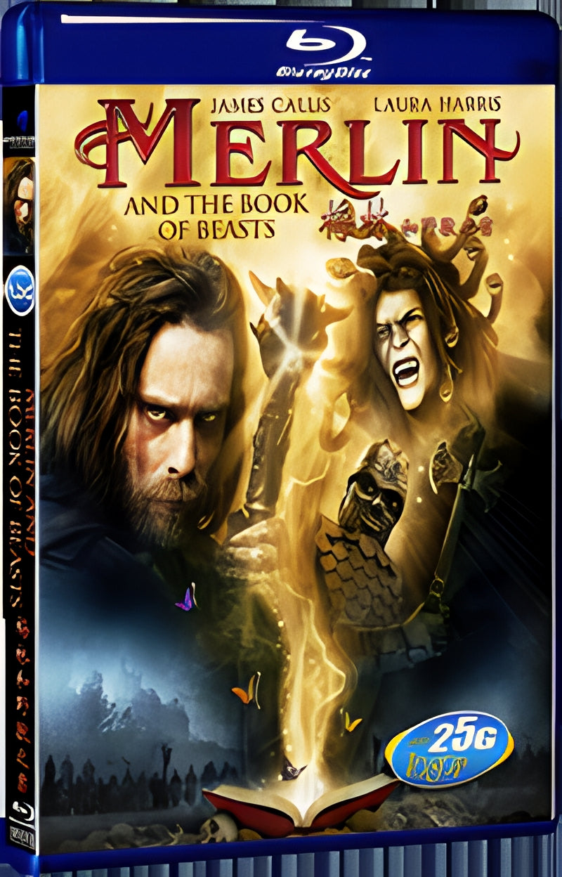 2009 Merlin and the Book of Beasts 1080P for Gift 1-Disc All RegionPlay Seal Box Blu-ray