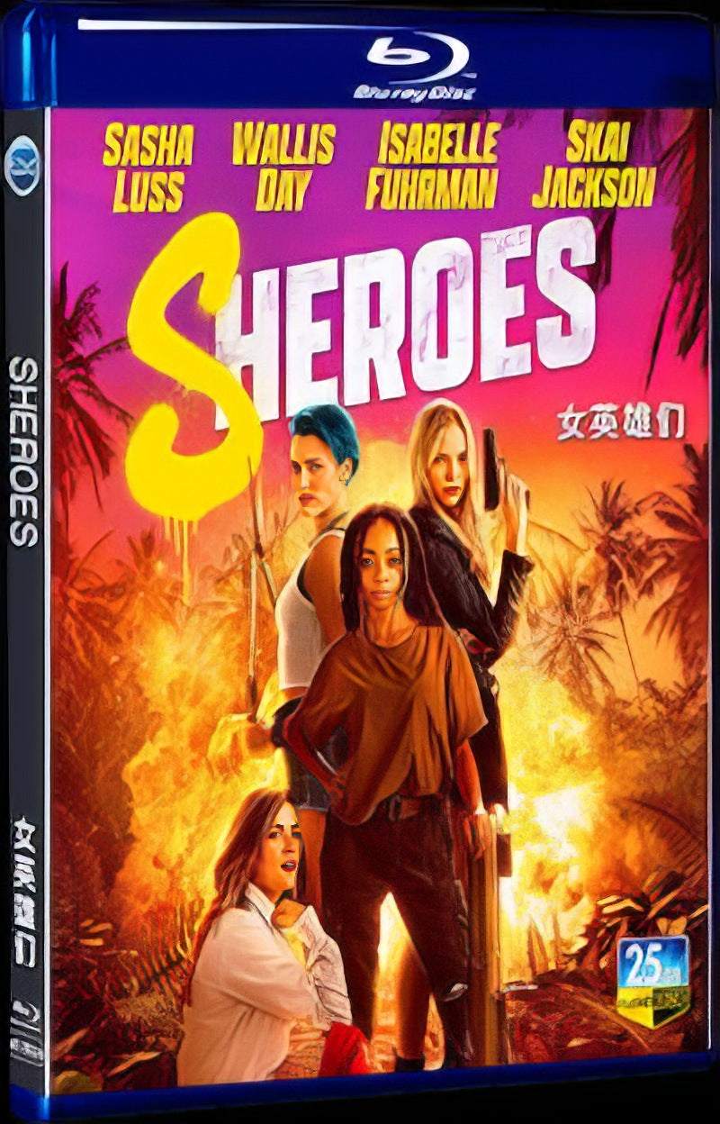2023 Sheroes Movie 1-Disc Box Set for Gift Collection Blu-ray