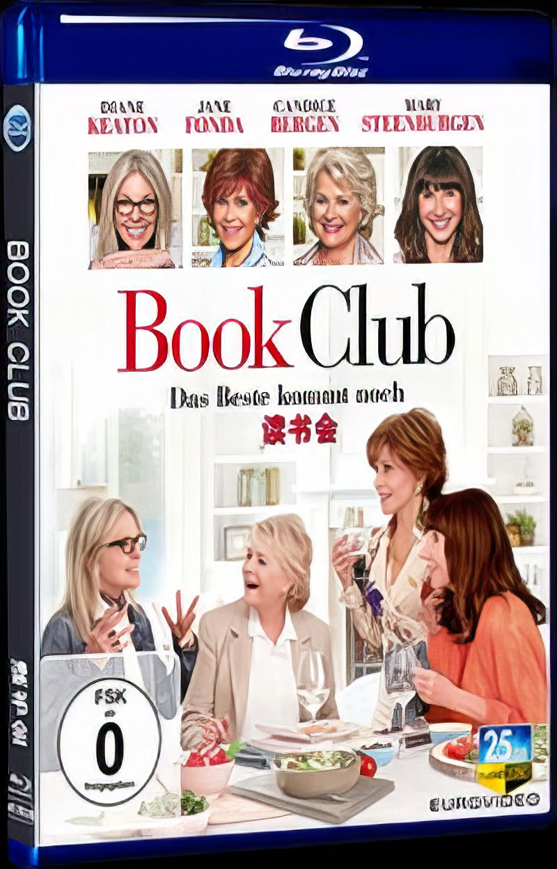 2018 Book Club Movie 1-Disc Box Set for Gift Collection Blu-ray