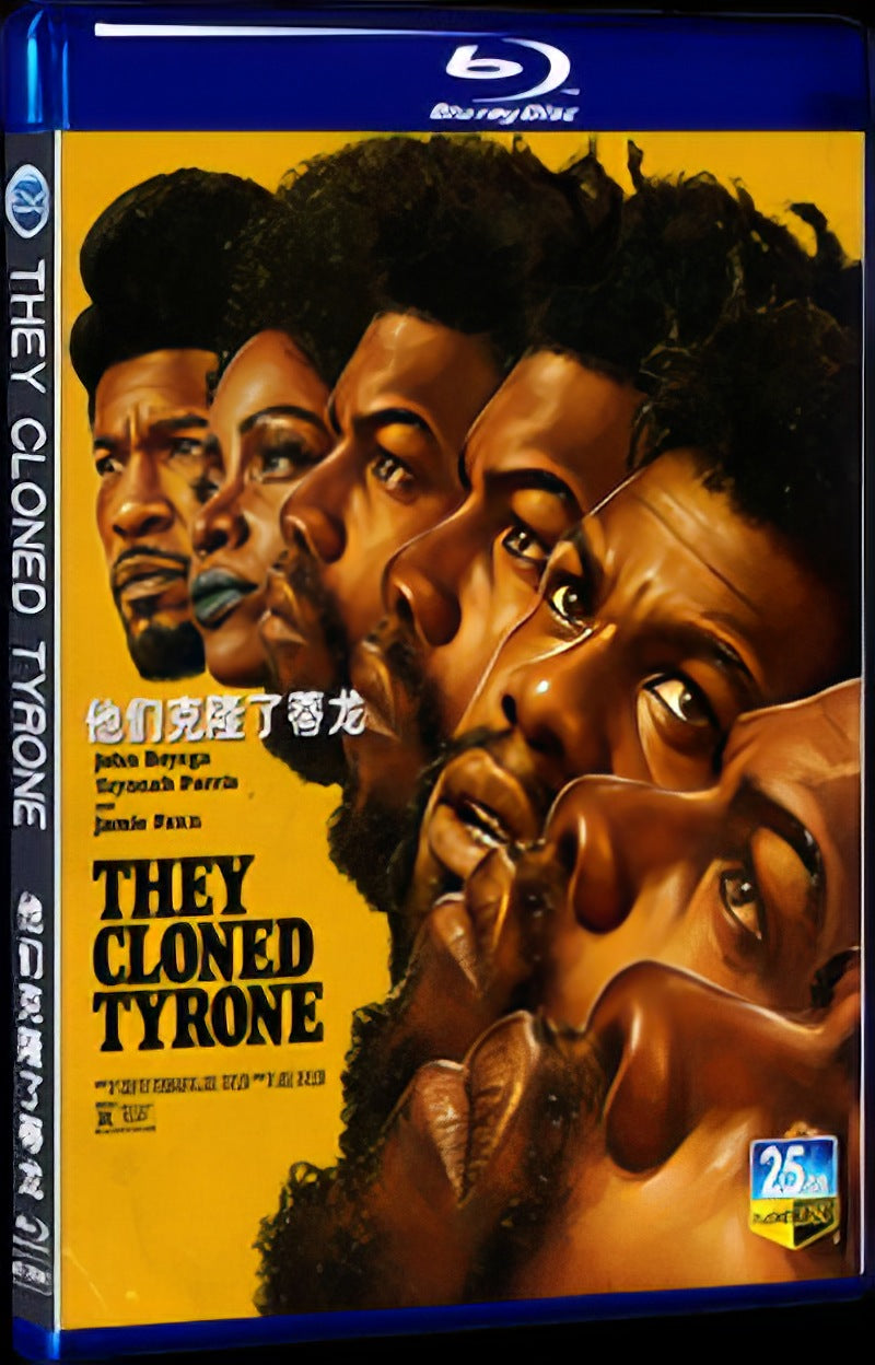 2023 They Cloned Tyrone Movie 1-Disc Box Set for Gift Collection Blu-ray
