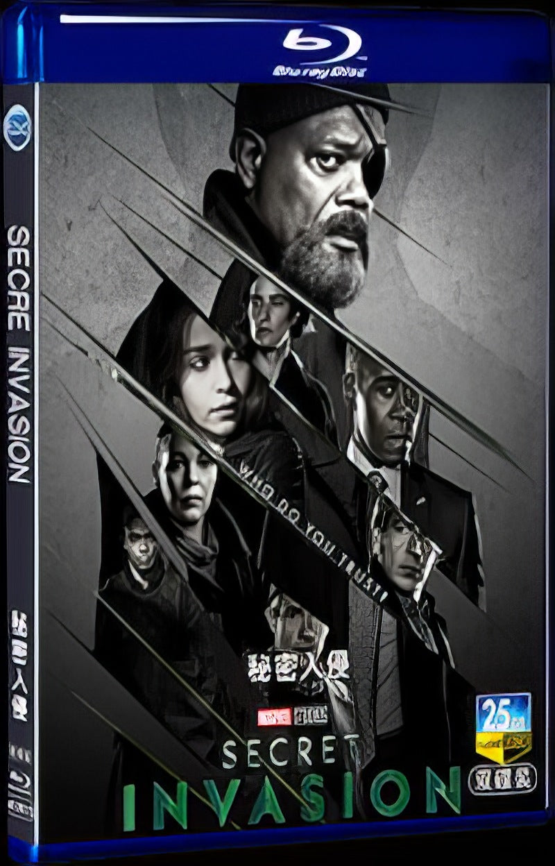 2023 Secret Invasion Movie 2-Disc Box Set for Gift Collection Blu-ray