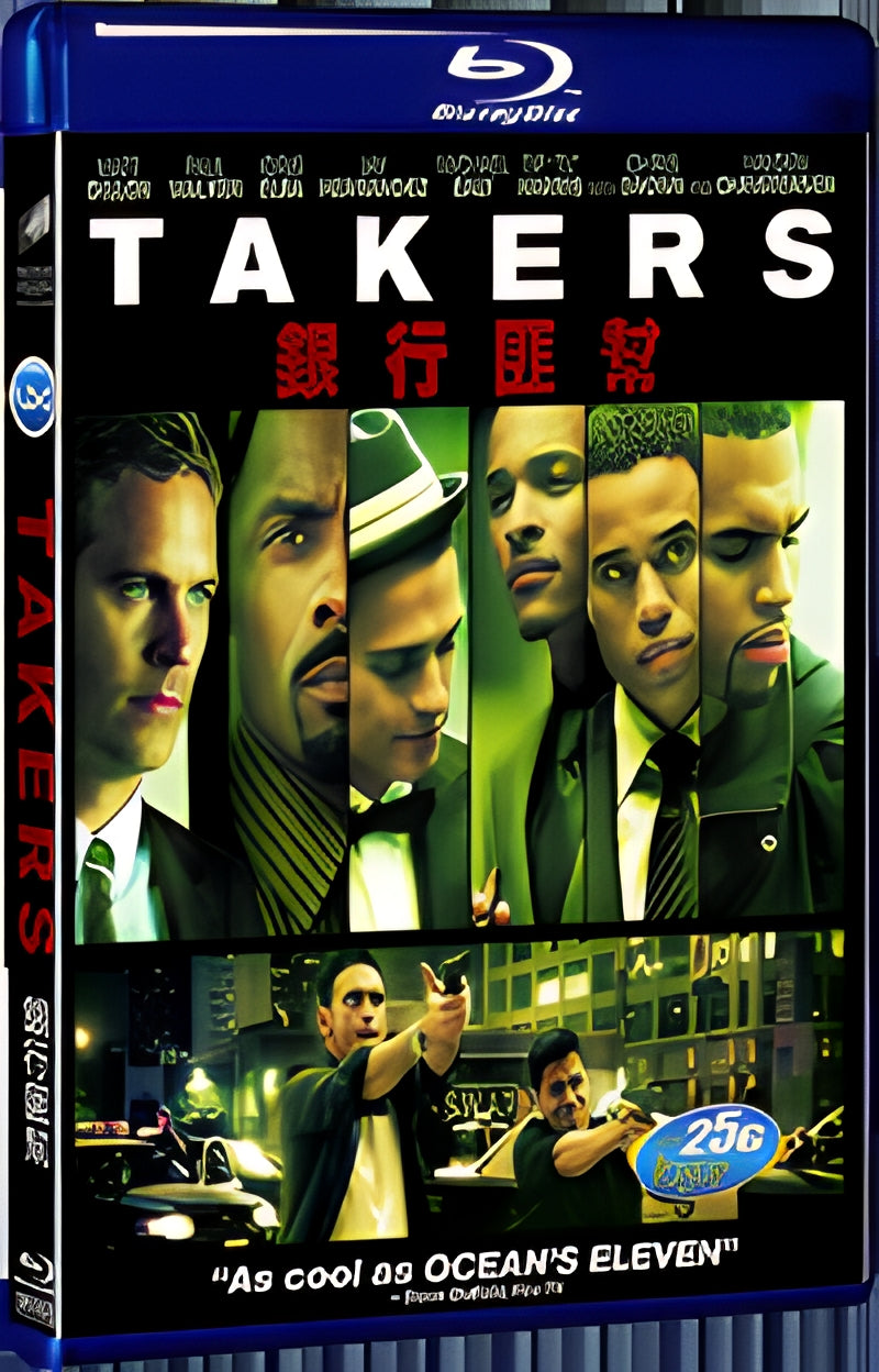 2010 Takers/Bone Deep 1080P for Gift 1-Disc All RegionPlay Seal Box Blu-ray