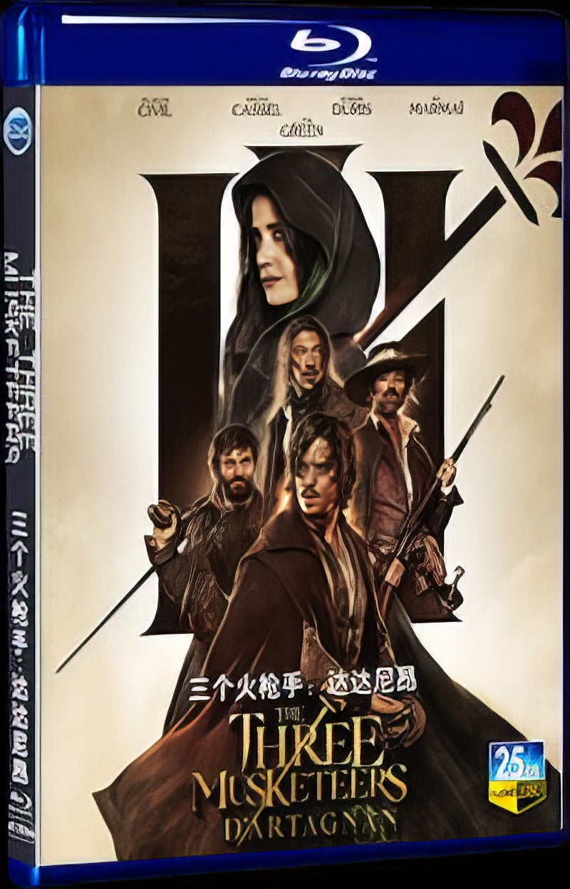 2023 The Three Musketeers Movie 1-Disc Box Set for Gift Collection Blu-ray