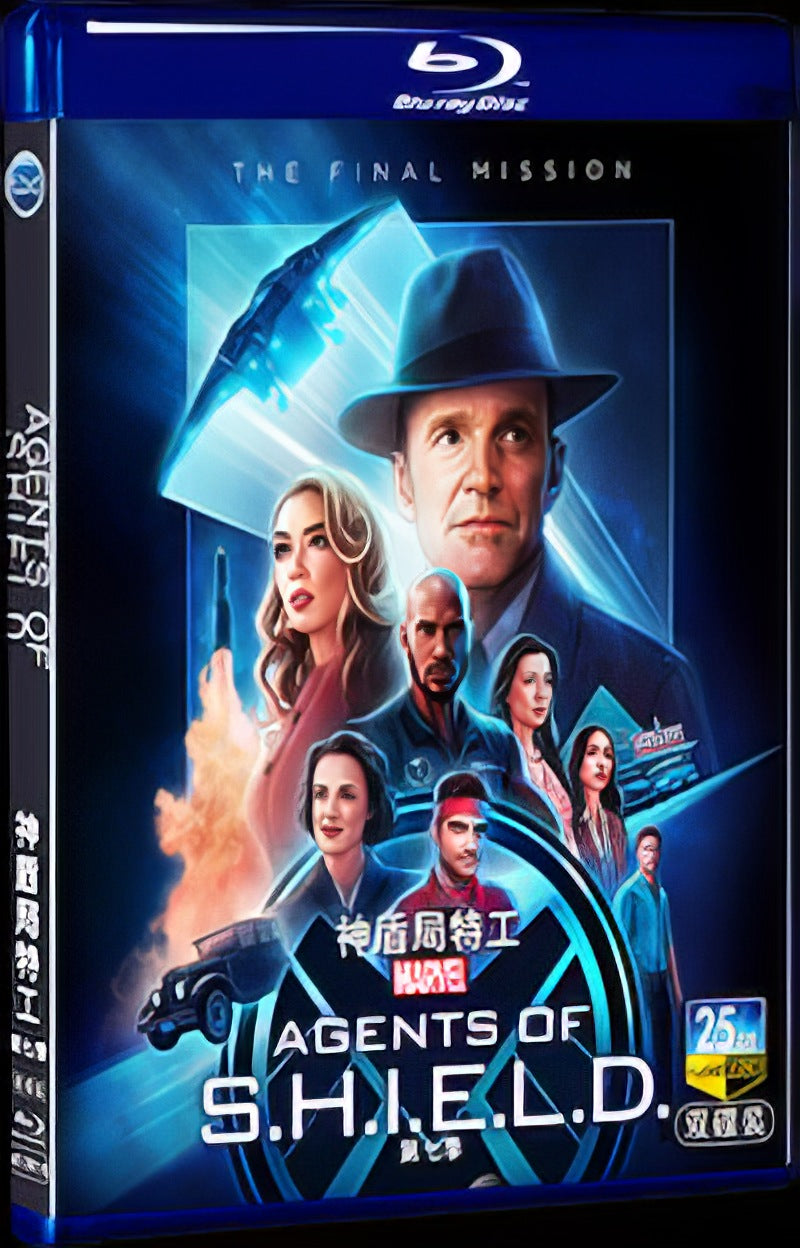 2020 Agents of S.H.I.E.L.D. Season 7 Movie 2-Disc Box Set for Gift Collection Blu-ray