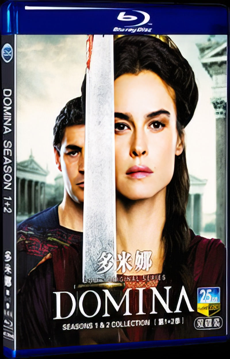 2023 Domina Season 1+2 Movie 2-Disc Box Set for Gift Collection Blu-ray