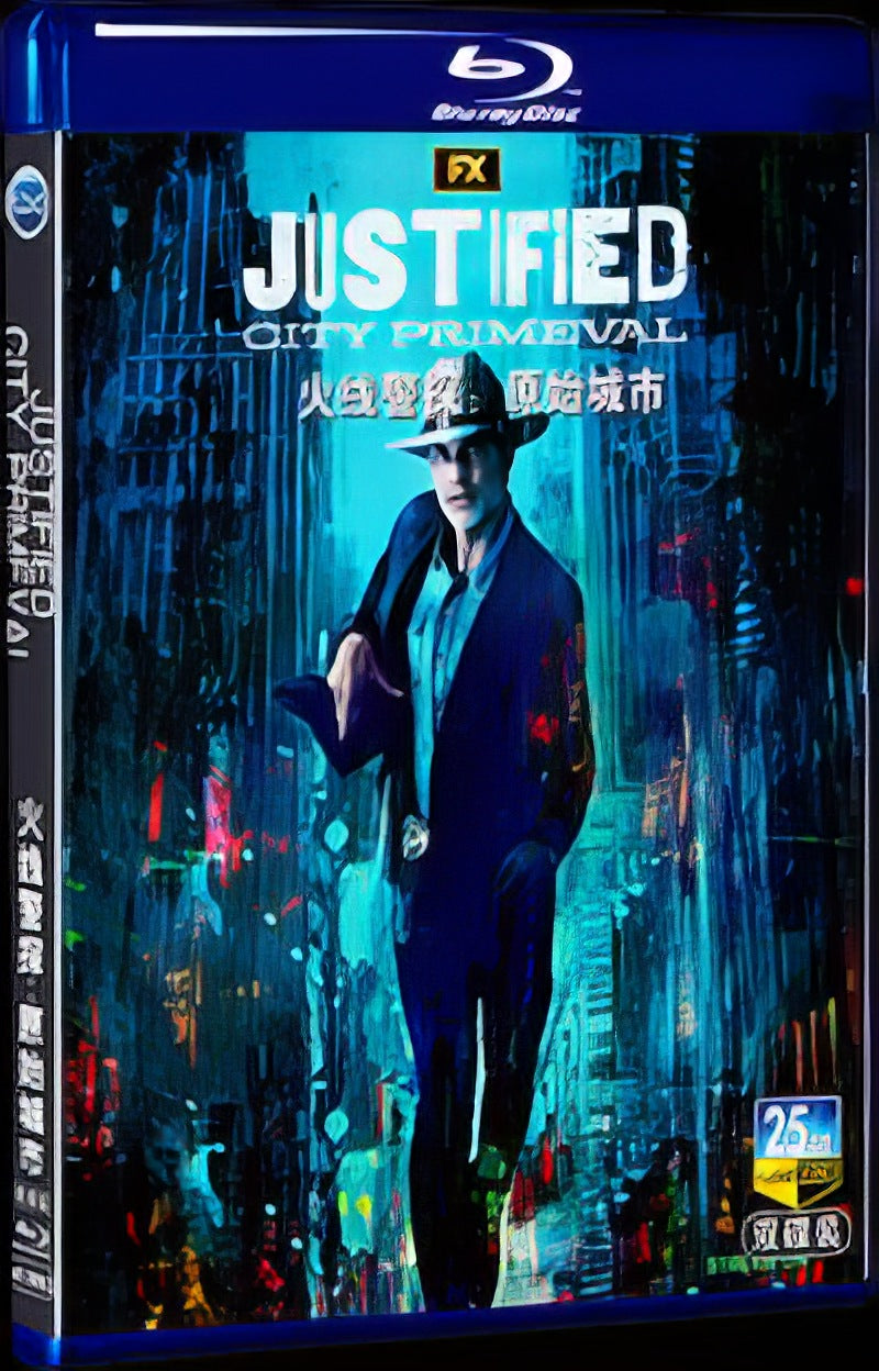 2023 Justified: City Primeval Movie 2-Disc Box Set for Gift Collection Blu-ray