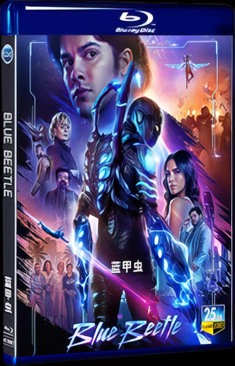 2023 Blue Beetle Movie 1-Disc Box Set for Gift Collection Blu-ray