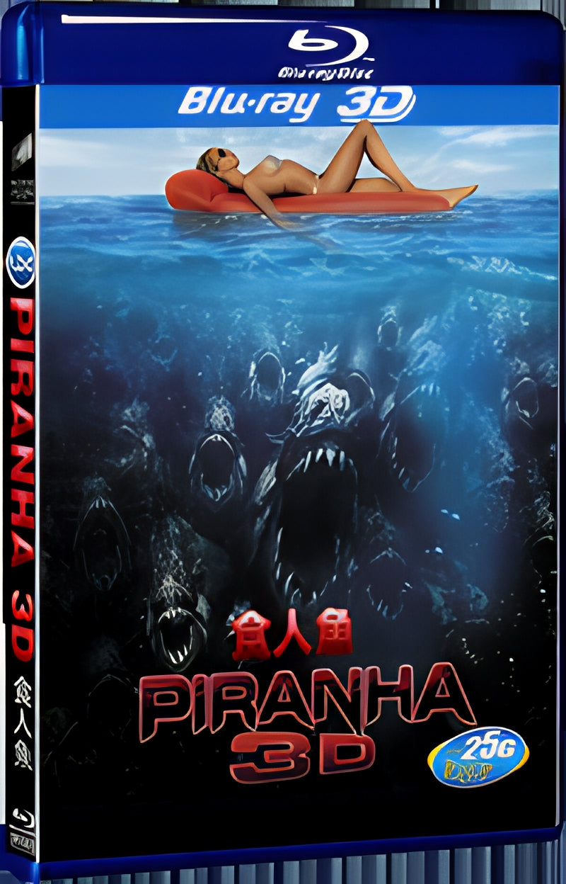 2010 3DPiranha 3-D 1080P for Gift 1-Disc All RegionPlay Seal Box Blu-ray