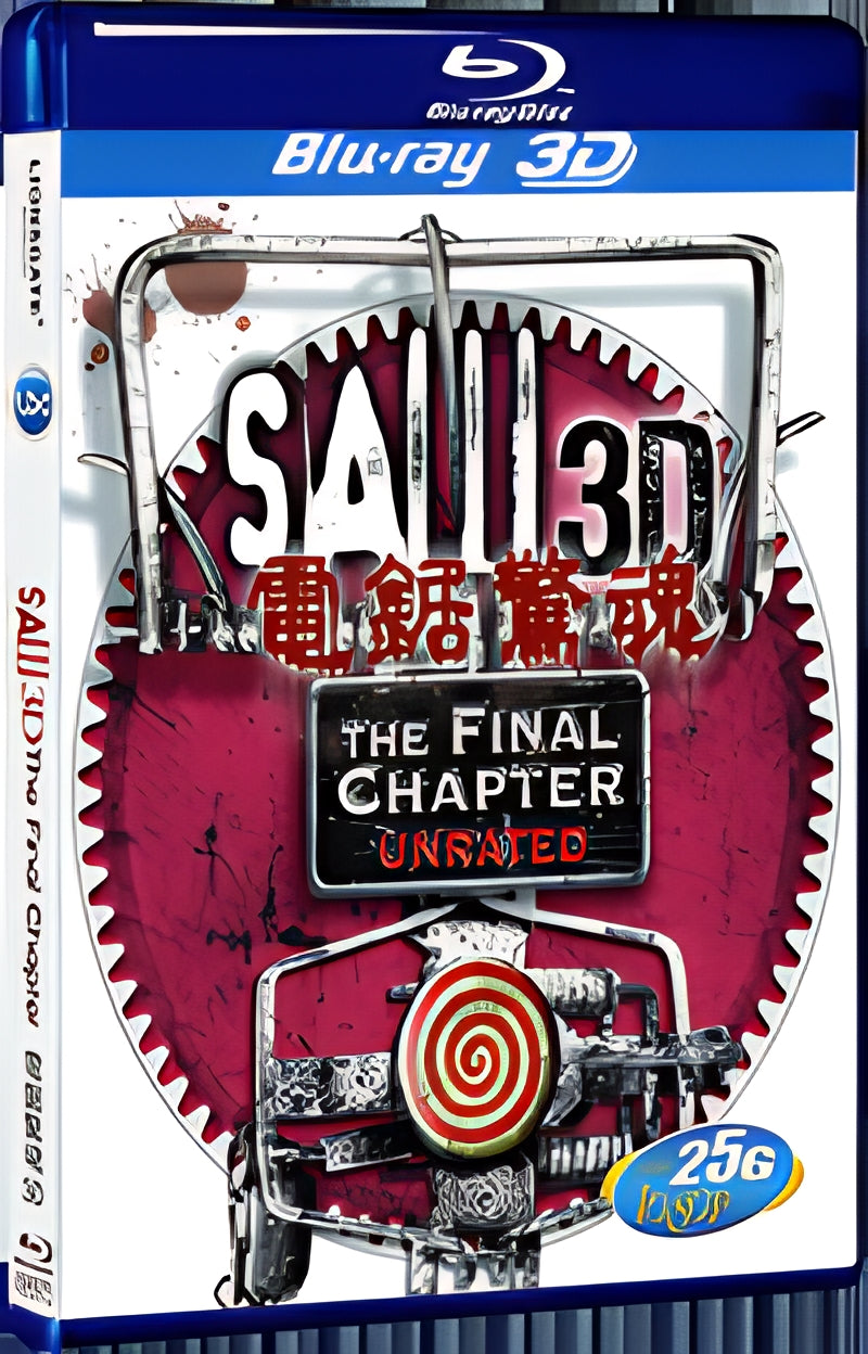 2010 Saw 3D 1080P for Gift 1-Disc All RegionPlay Seal Box Blu-ray