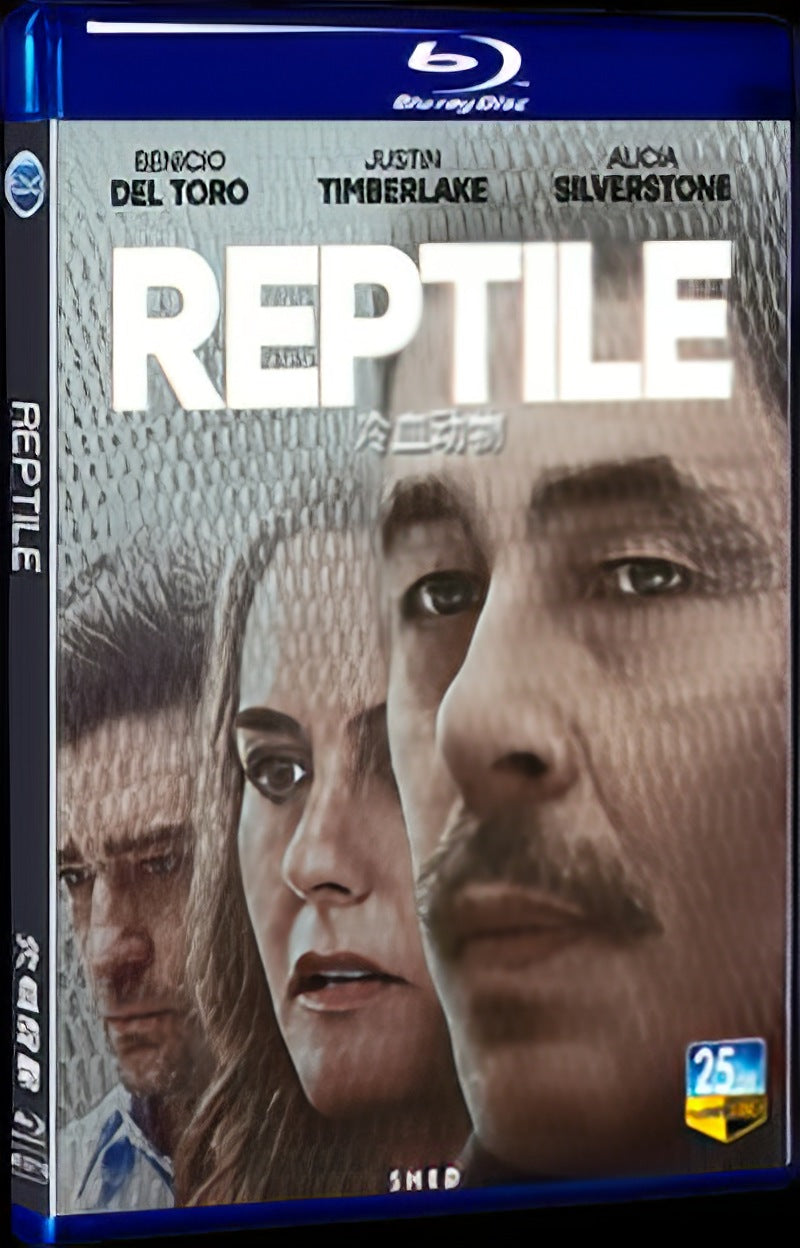 2023 Reptile Movie 1-Disc Box Set for Gift Collection Blu-ray