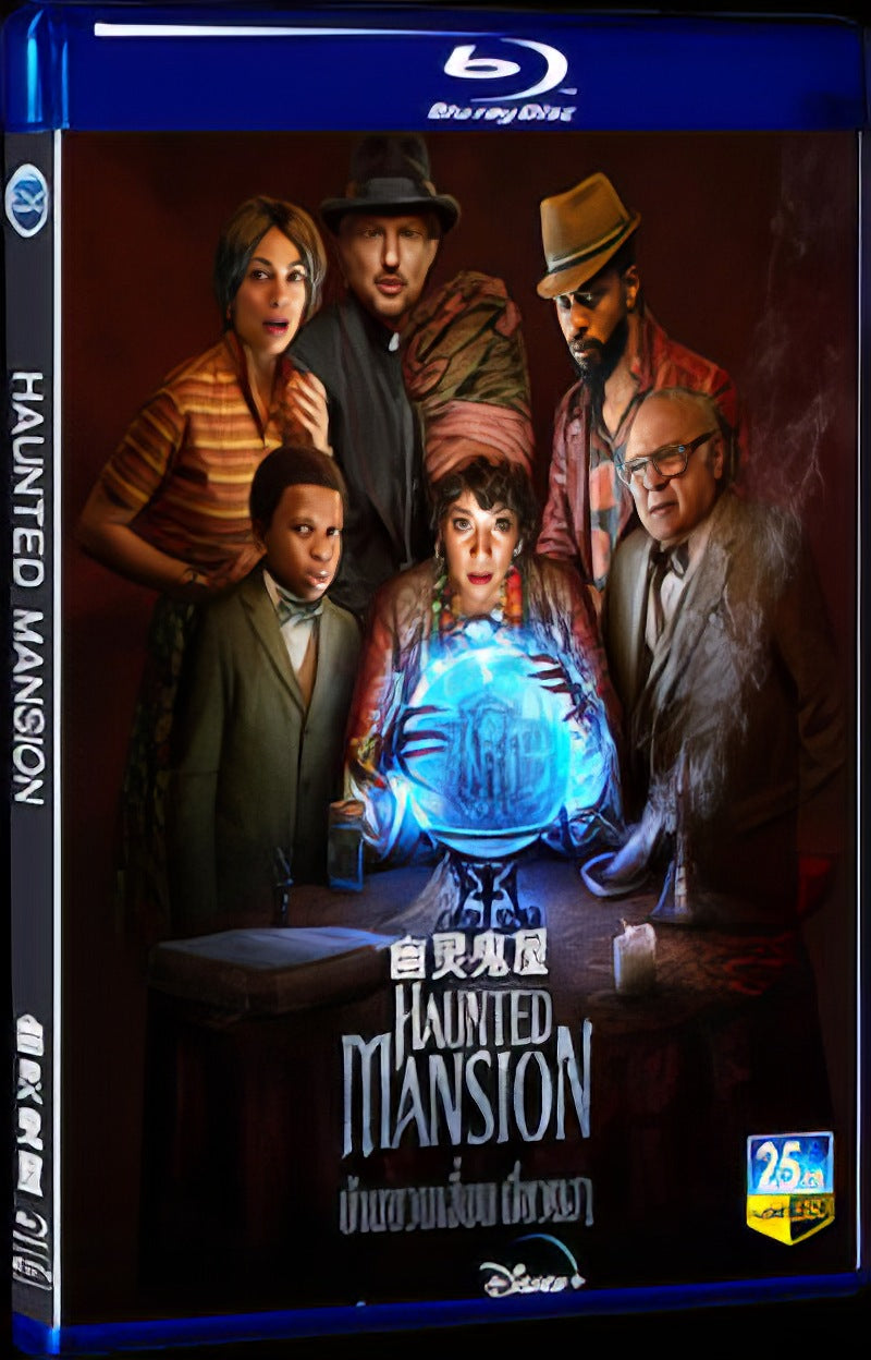 2023 Haunted Mansion Movie 1-Disc Box Set for Gift Collection Blu-ray