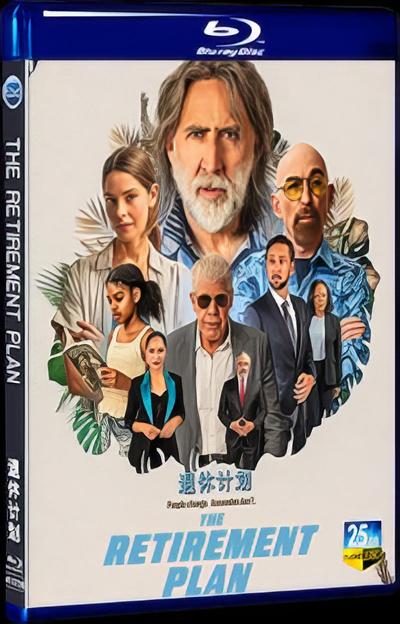 2023 The Retirement Plan Movie 1-Disc Box Set for Gift Collection Blu-ray