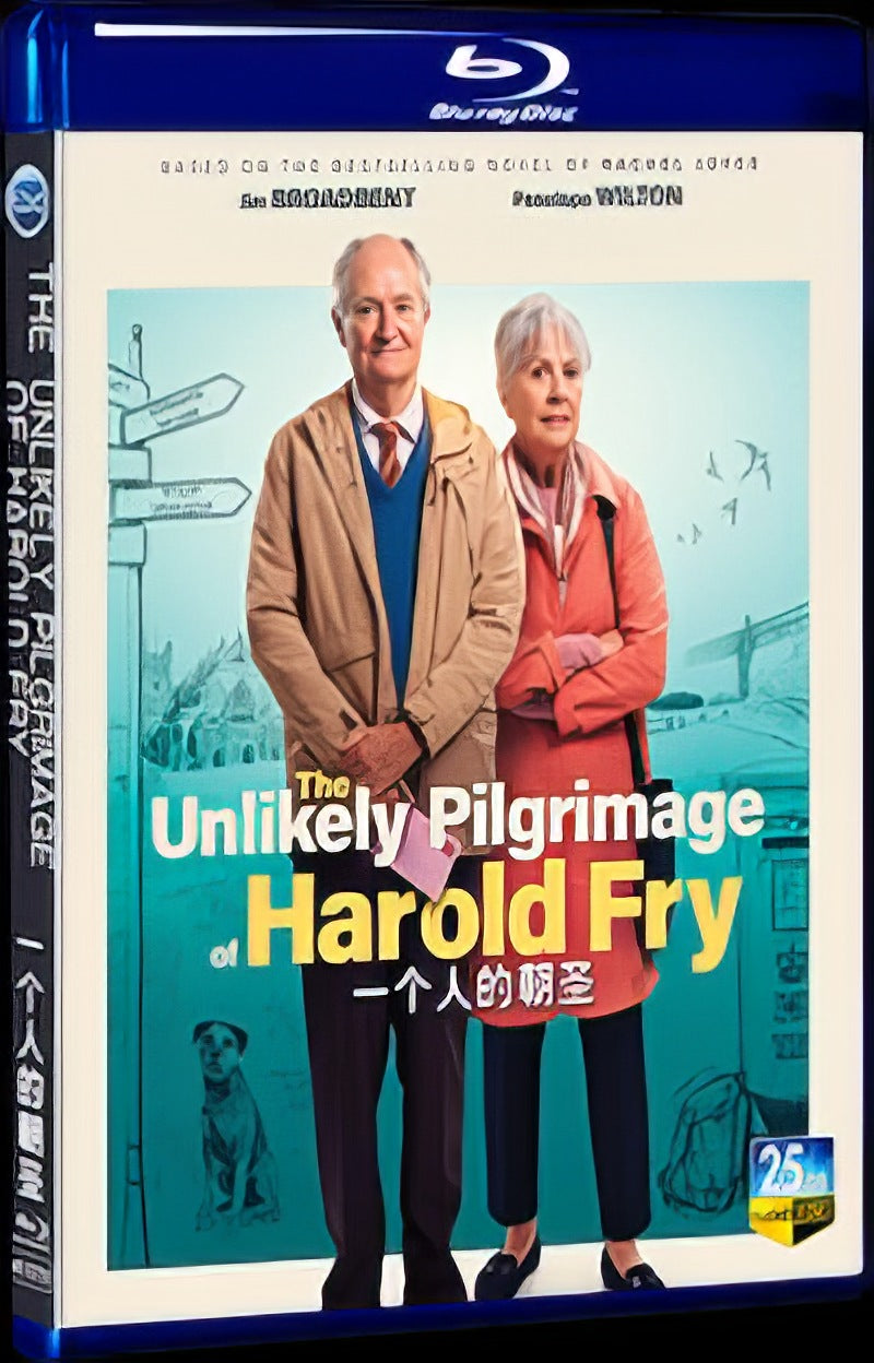2023 The Unlikely Pilgrimage of Harold Fry Movie 1-Disc Box Set for Gift Collection Blu-ray