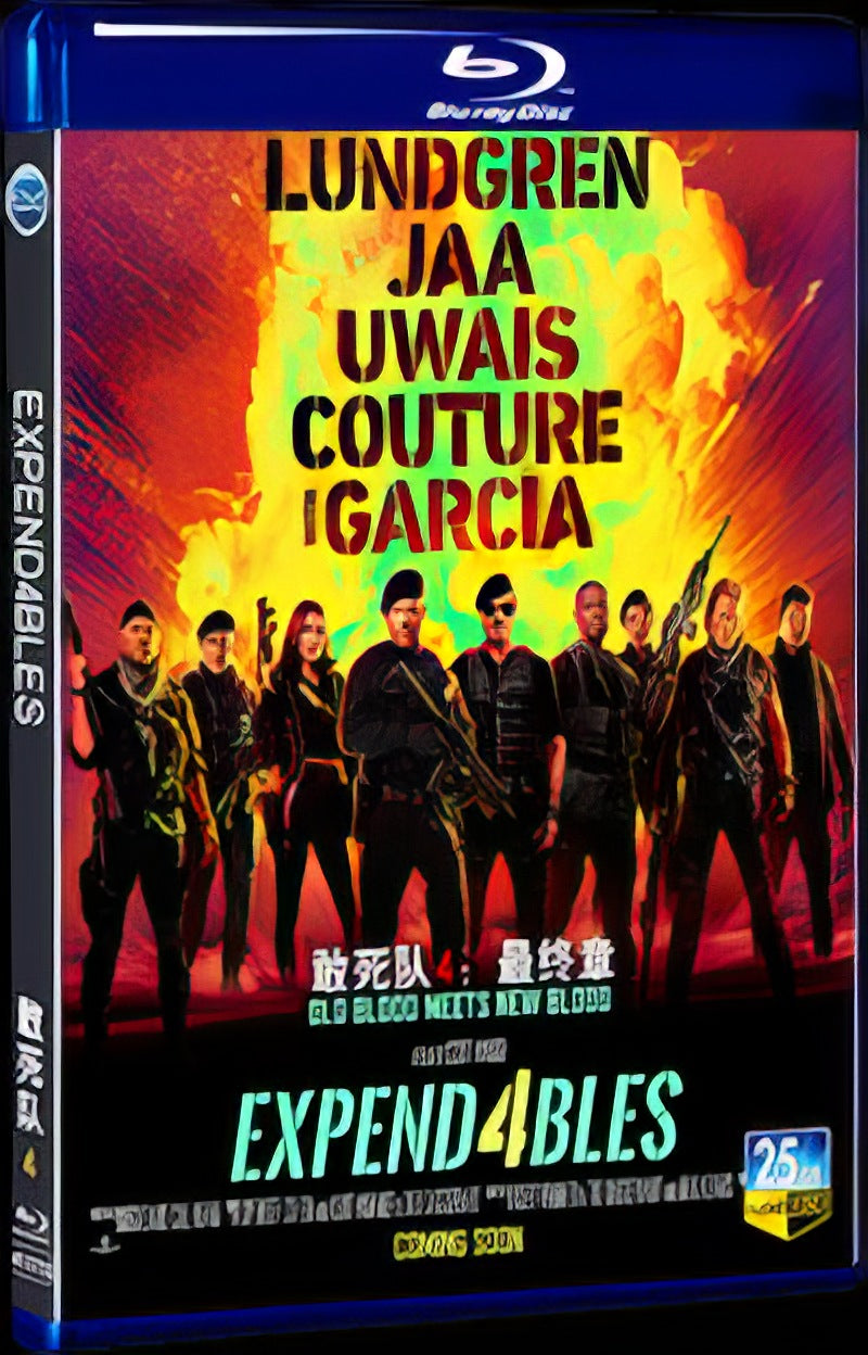 2023 Expend4bles Movie 1-Disc Box Set for Gift Collection Blu-ray