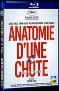 2023 Anatomie d’une chute Movie 1-Disc Box Set for Gift Collection Blu-ray