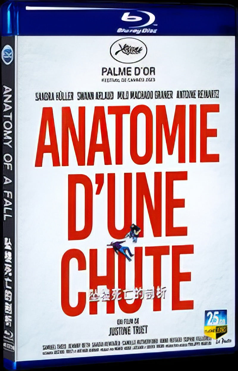 2023 Anatomie d’une chute Movie 1-Disc Box Set for Gift Collection Blu-ray
