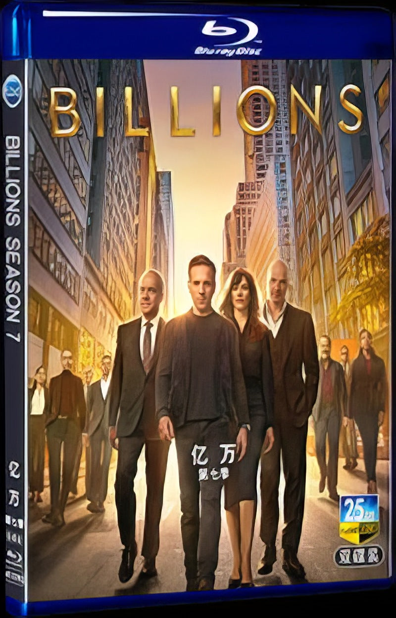 2023 Billions Season 7 Movie 2-Disc Box Set for Gift Collection Blu-ray
