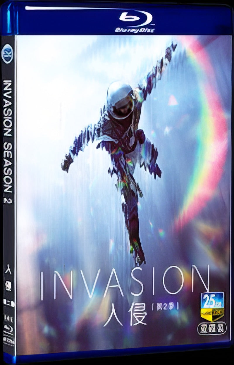 2023 Invasion Season 2 Movie 2-Disc Box Set for Gift Collection Blu-ray