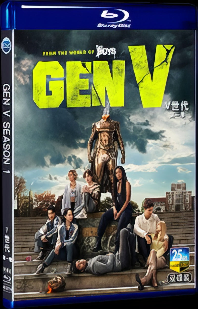 2023 Gen V Season 1 Movie 2-Disc Box Set for Gift Collection Blu-ray