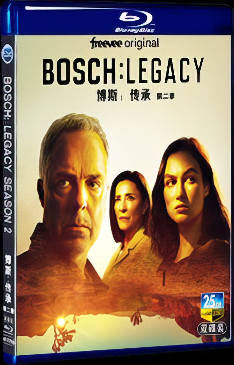 2023 Bosch: Legacy Movie 2-Disc Box Set for Gift Collection Blu-ray