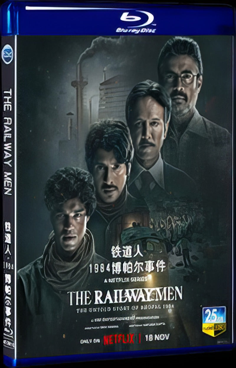 2023 The Railway Men Movie 1-Disc Box Set for Gift Collection Blu-ray