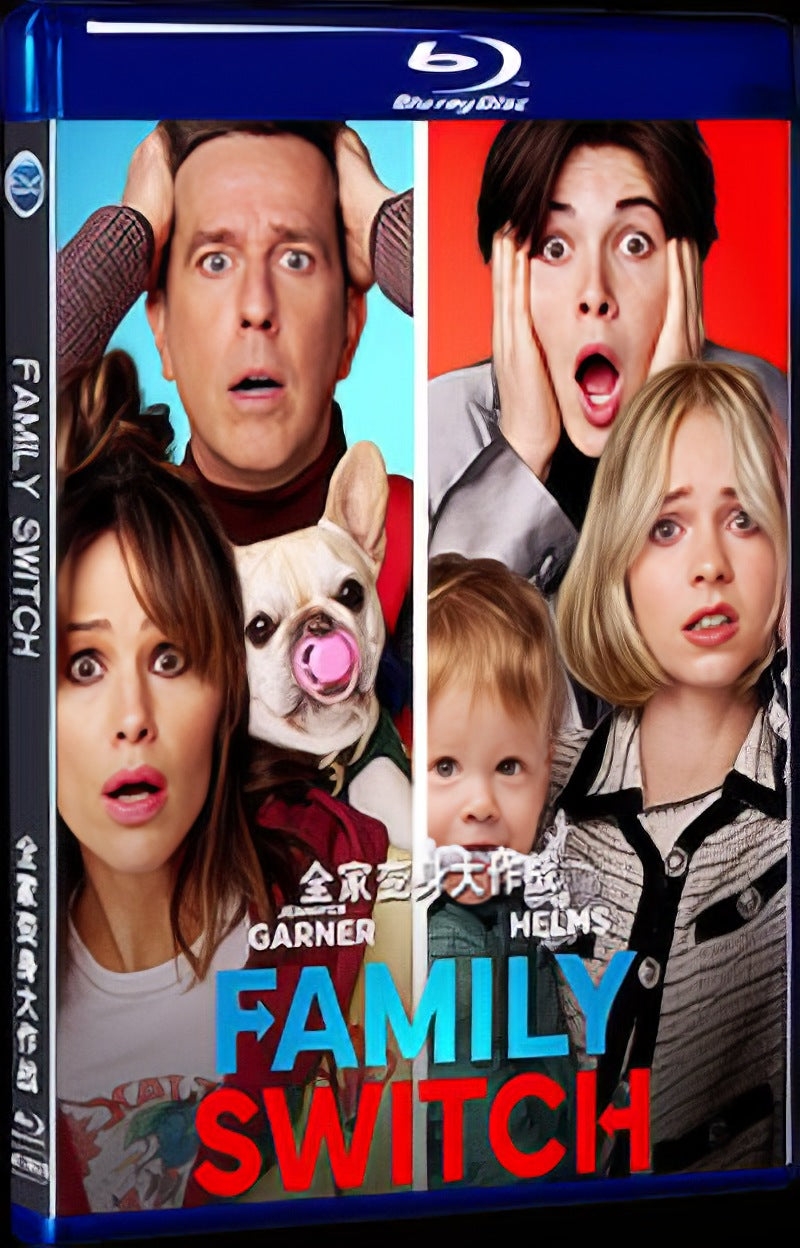 2023 Family Switch Movie 1-Disc Box Set for Gift Collection Blu-ray