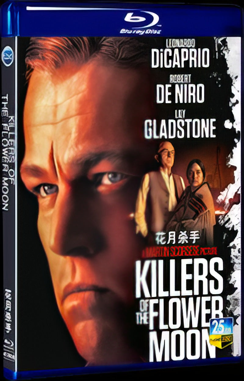 2023 Killers of the Flower Moon Movie 1-Disc Box Set for Gift Collection Blu-ray