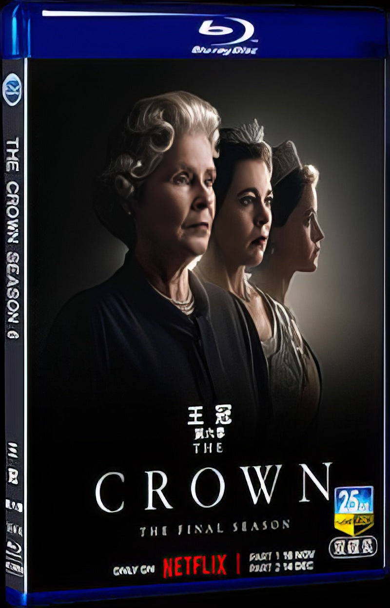 2023 The Crown Season 6 Movie 2-Disc Box Set for Gift Collection Blu-ray